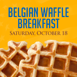 Belgian Waffle Breakfast